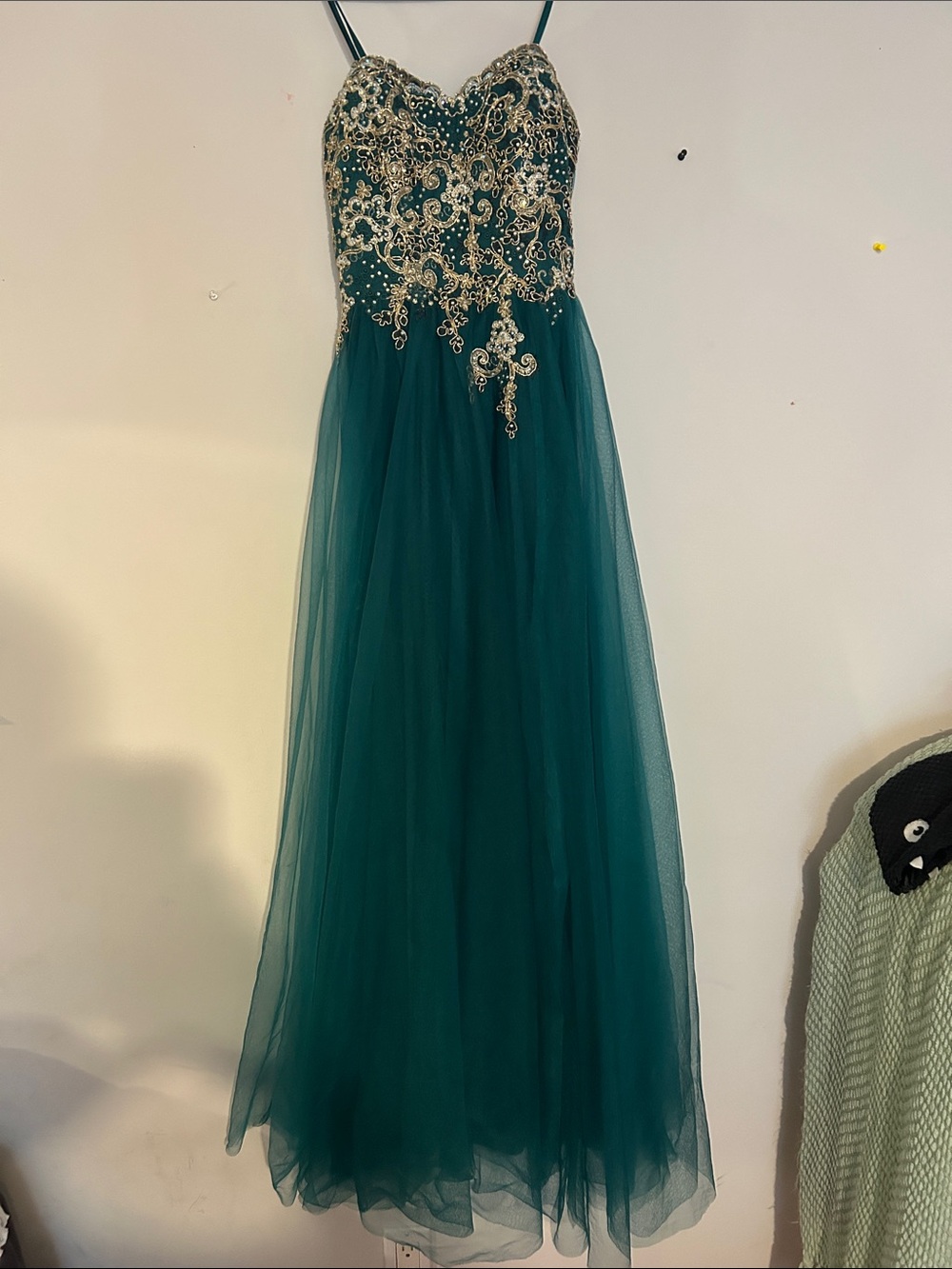 Emerald Beaded Prom/Event Dress from Laura